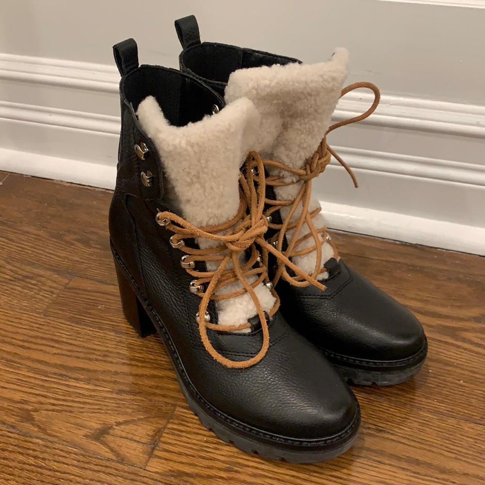 Marc Fisher Lace Up Hiker Bootie